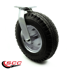 Service Caster 12 Inch Black Pneumatic Wheel Swivel Caster SCC-100S3506-PNB